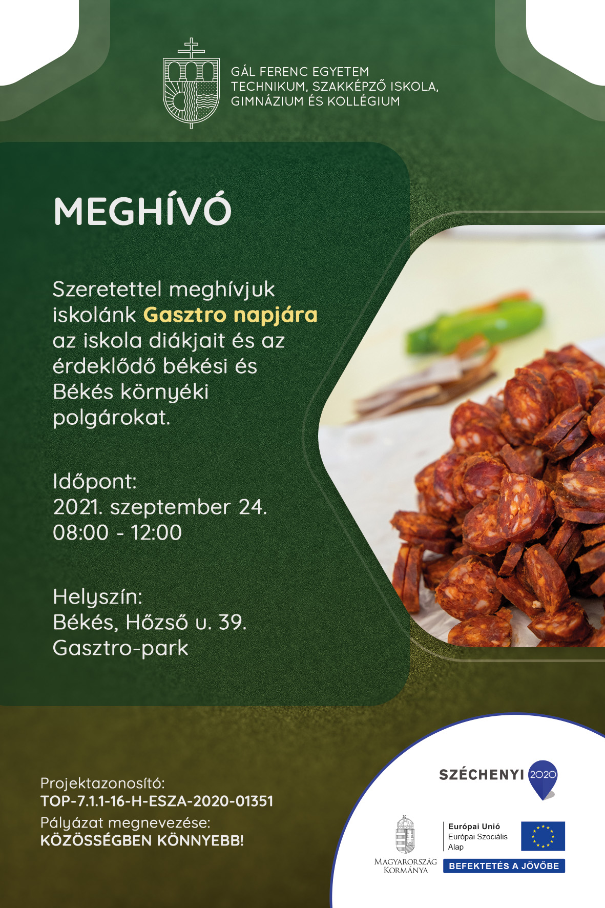 gfe techn 20210924 gasztronap meghivo